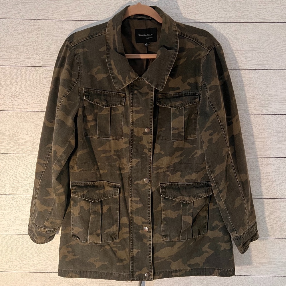 Rebecca Elliott Camo Jacket